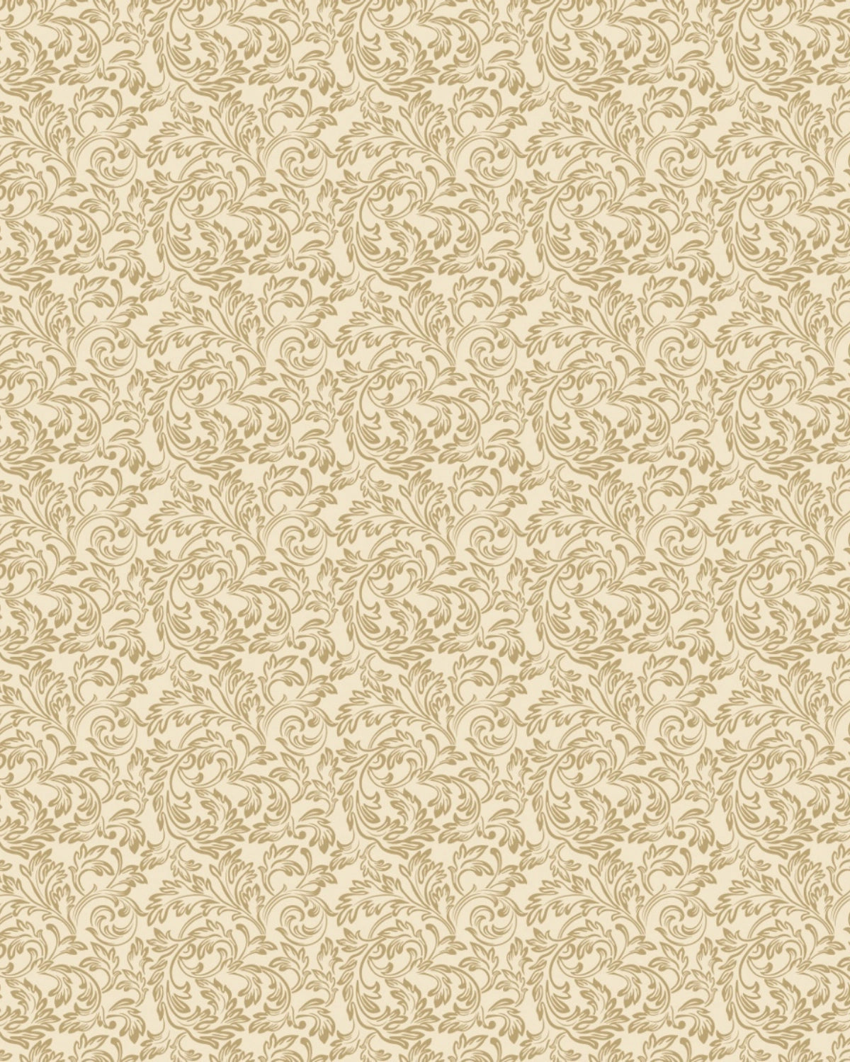 Classic Scroll Flourish Wallpaper