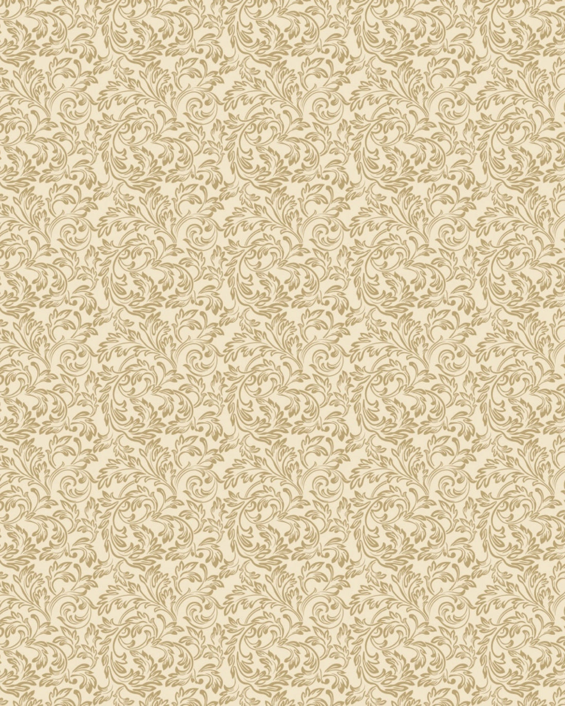Classic Scroll Flourish Wallpaper
