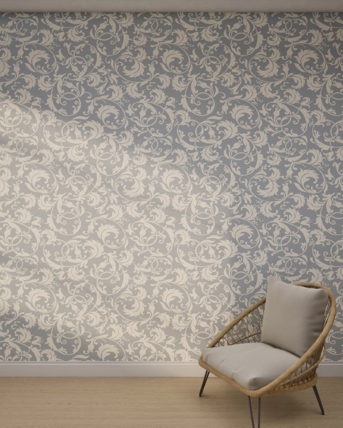 Regal Scrolls Wallpaper