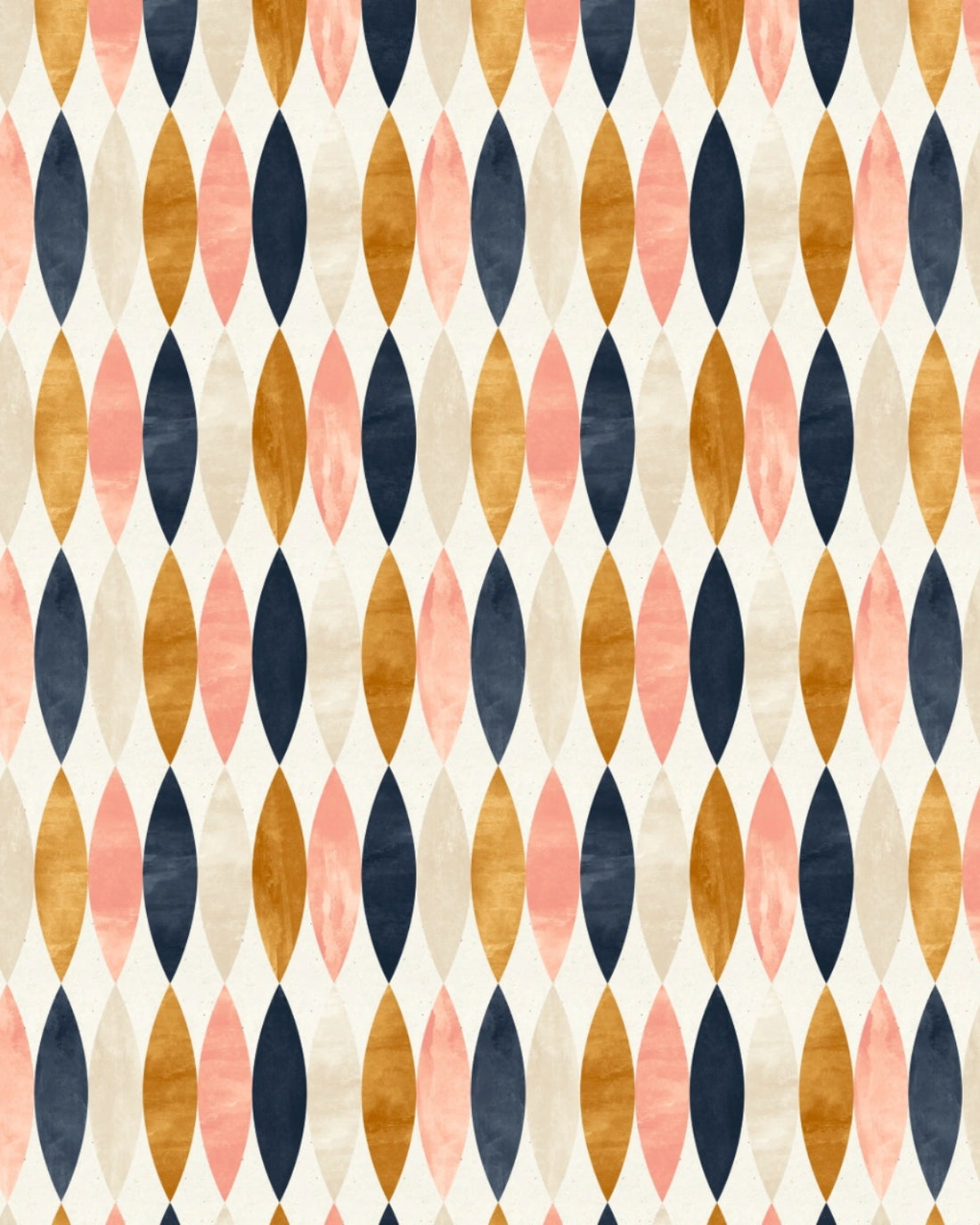 Retro Ripple Waves Wallpaper