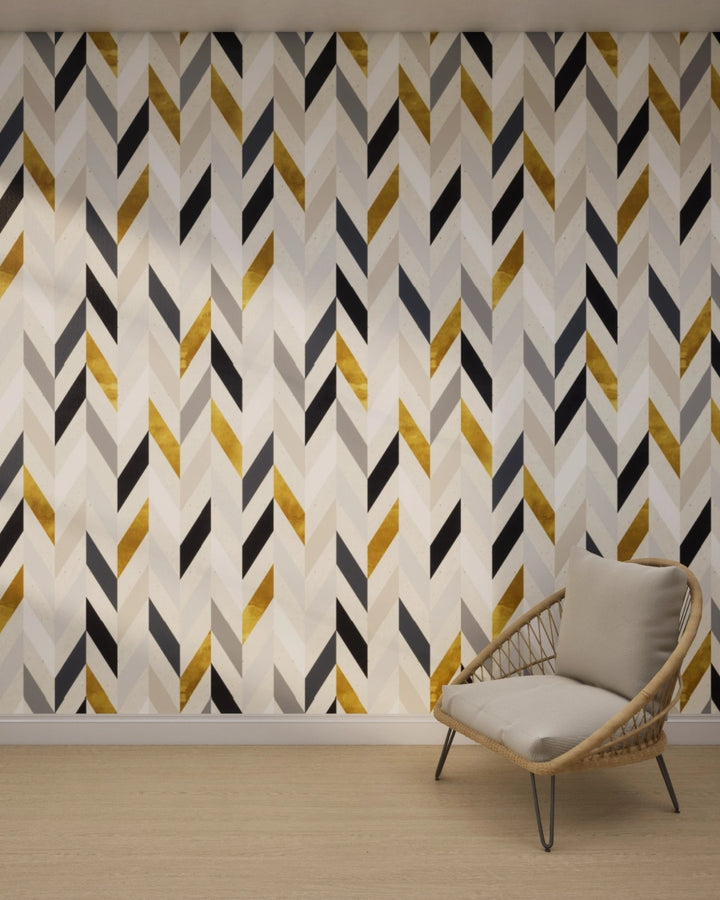 Zigzag Arrow Path Wallpaper