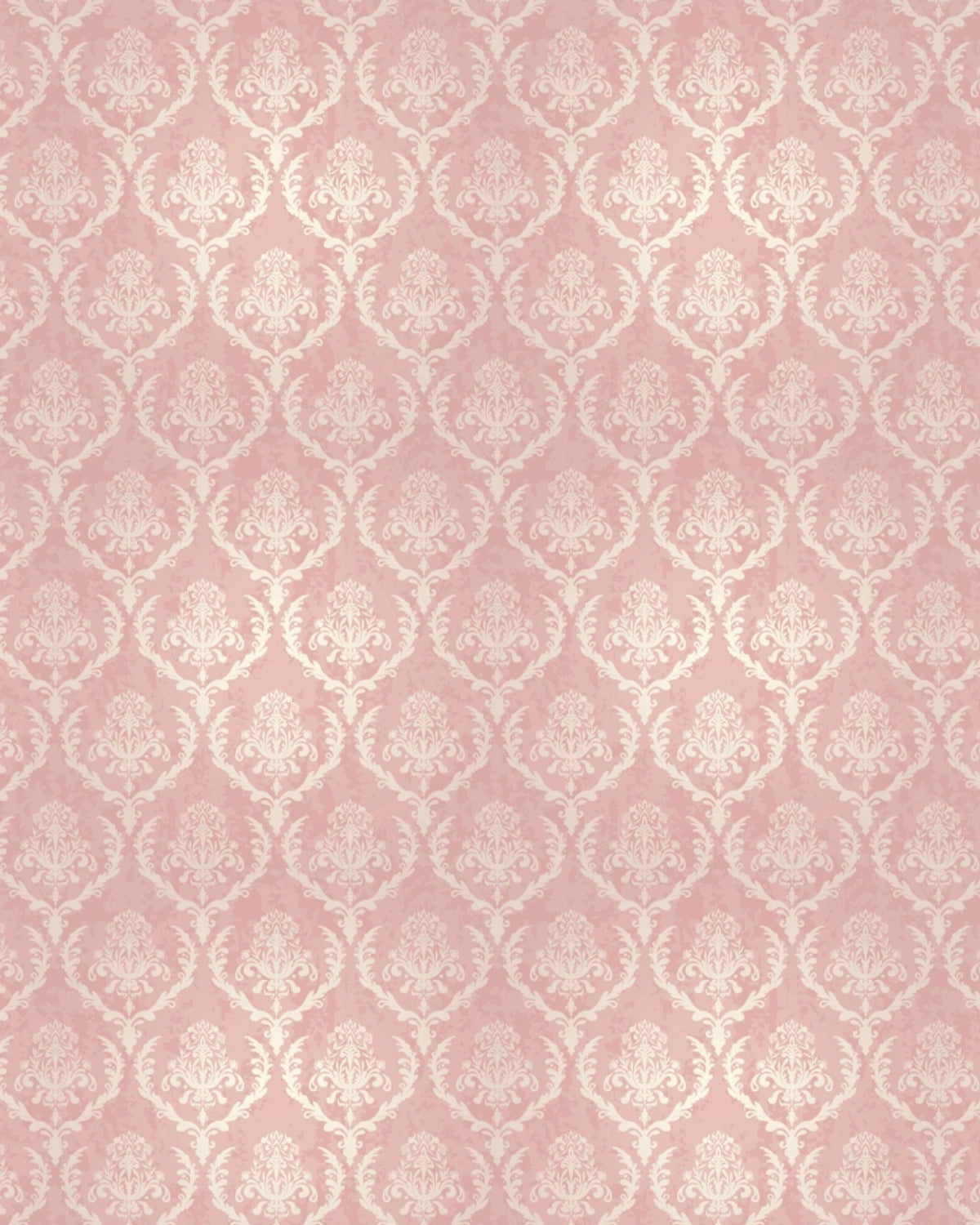Vintage Damask Glow Wallpaper