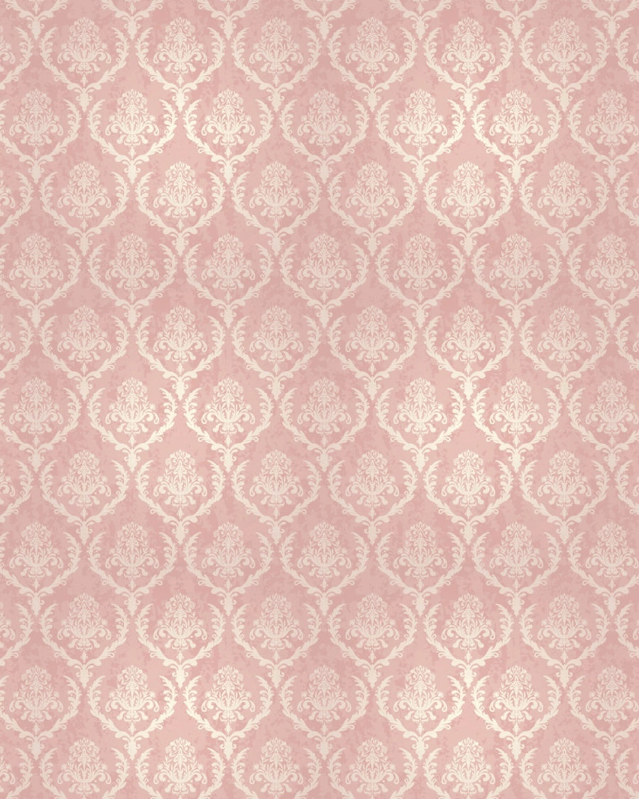Vintage Damask Glow Wallpaper