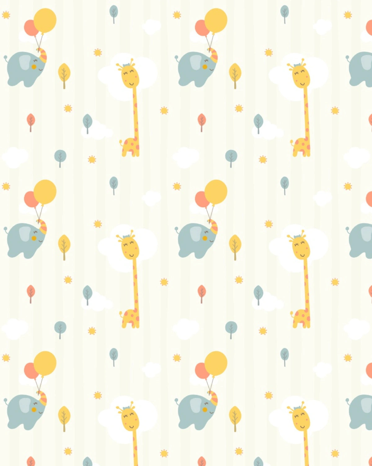 Animal Balloon Fiesta Wallpaper