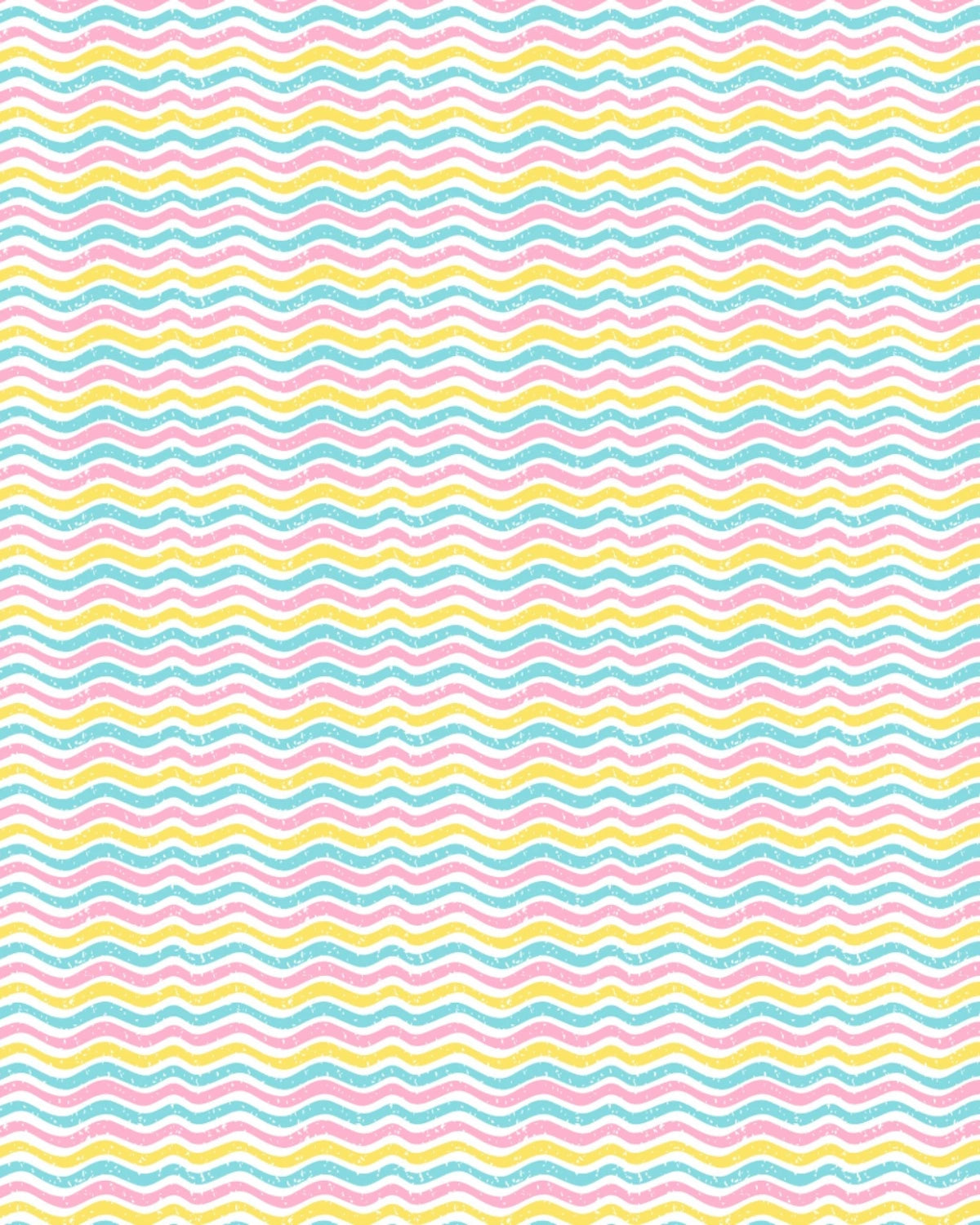 Pastel Wavy Lines Wallpaper