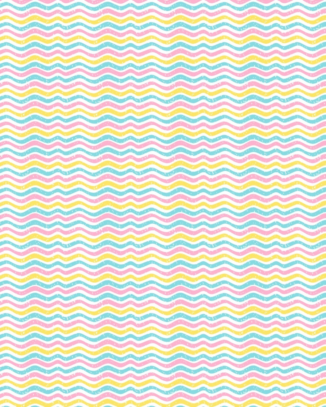Pastel Wavy Lines Wallpaper