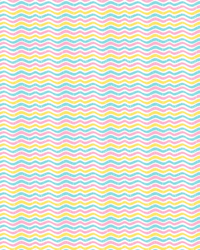 Pastel Wavy Lines Wallpaper