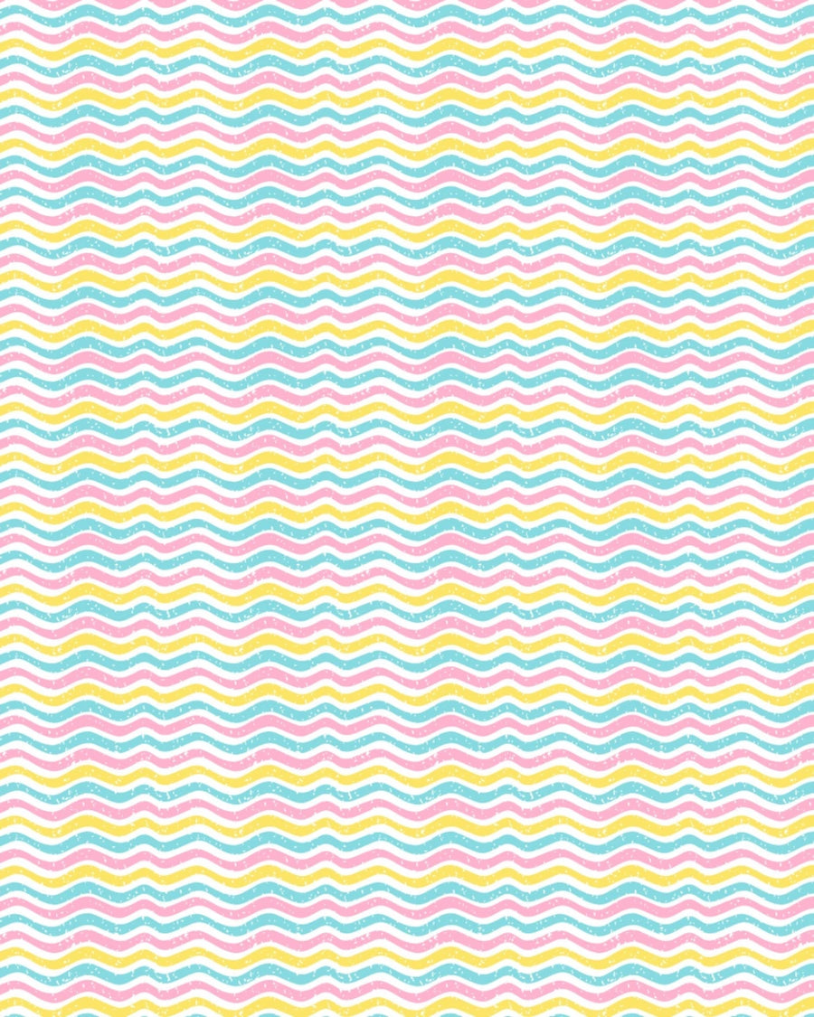 Pastel Wavy Lines Wallpaper