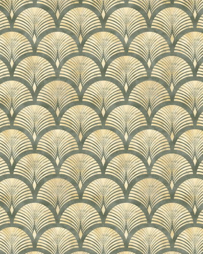 Shell Fan Sandstone Wallpaper