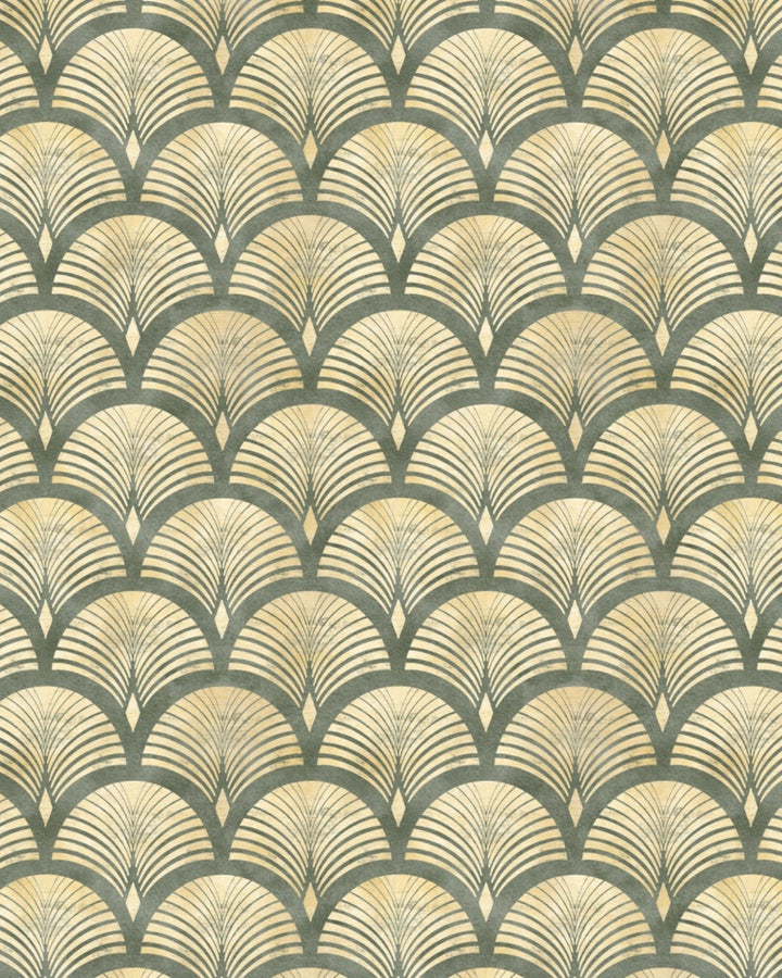 Shell Fan Sandstone Wallpaper