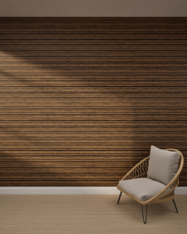 Charcoal Dual Stripe Wallpaper